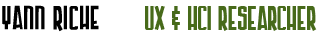 Yann Riche, user experience and hci research