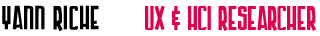 Yann Riche, user experience and hci research