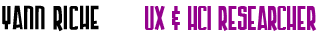 Yann Riche, user experience and hci research