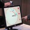 markerClock being showcased at the IHM2007 conference. Click to enlarge.